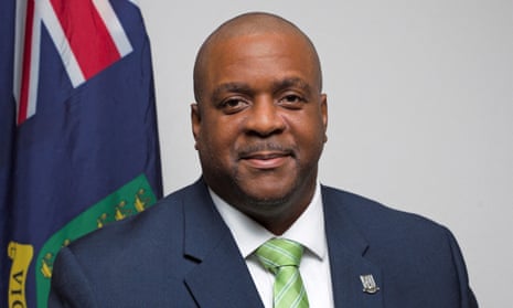Andrew Fahie, premier of the British Virgin Islands