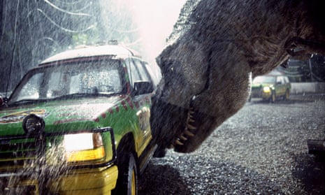 A T rex in Jurassic Park (1993)