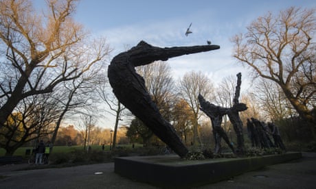 The Slavernijmonument (slavery monument), by Erwin de Vries, in Amsterdam.