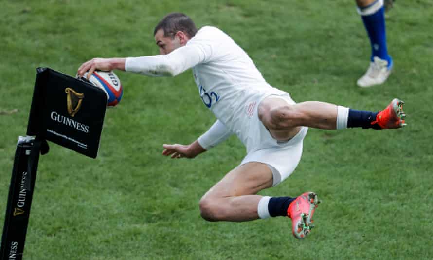 Jonny May made a spectacular try against Italy, but England have stuttered in attack.