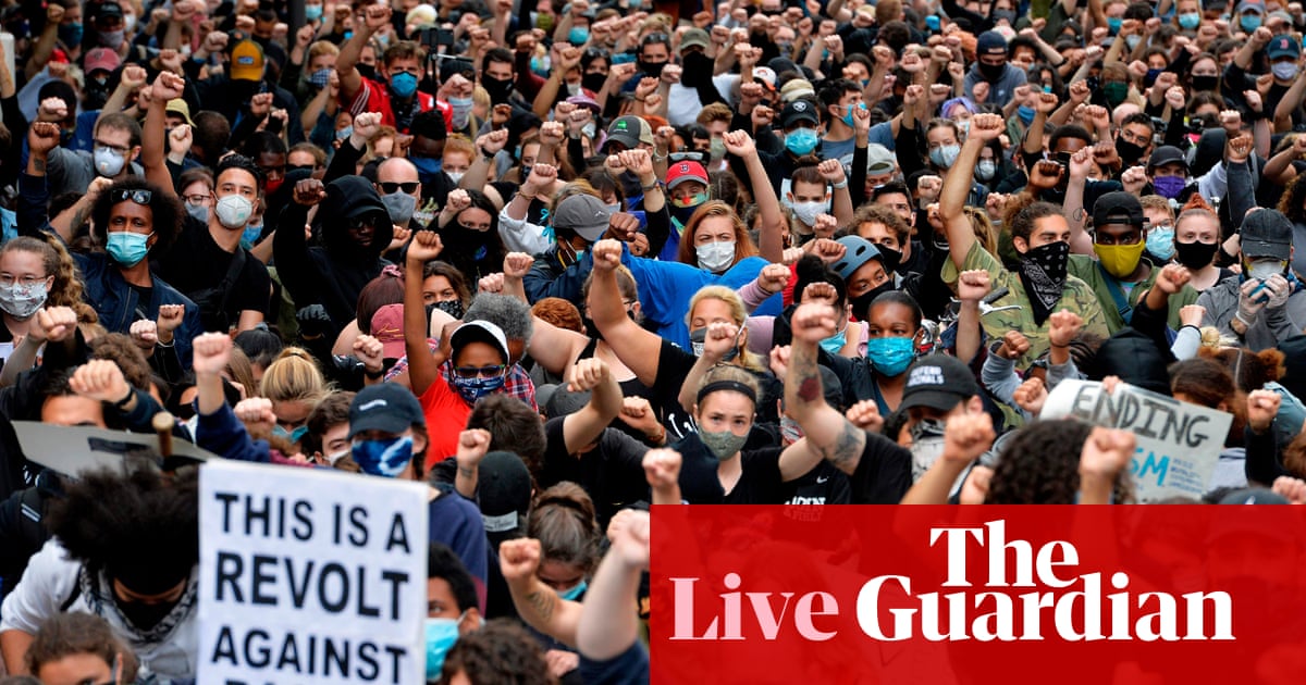 Thousands Continue Protesting Across Us As Minneapolis Vows To Dismantle Police Department As It Happened Us News The Guardian