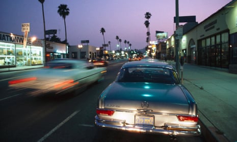 ‘LA is a secret city’ … Sunset Boulevard in Hollywood, California.