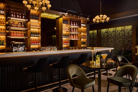 a photo of a cinema bar