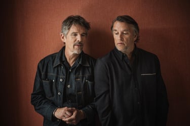 Ethan Hawke with Richard Linklater by Sarah Lee