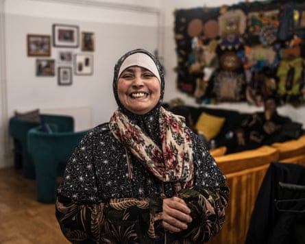 Nazma Khanom smiles as she poses for a picture