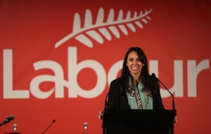 Jacinda Ardern speaks at the Labour party’s annual conference in Auckland in 2012
