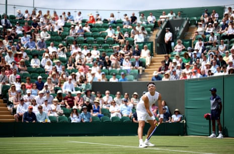 Ben Shelton in action on Court 2.