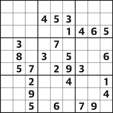 SUDOKU COMPETITION: FILL ME OUT - RCC Mathematical Society