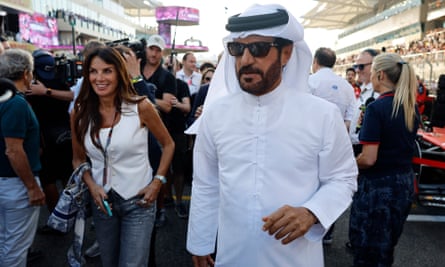 FIA president Mohammed ben Sulayem before the Abu Dhabi Grand Prix.