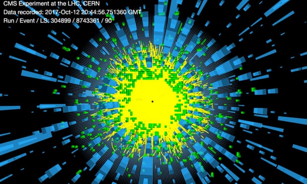 Xenon-Xenon collision in the CMS detector at the CERN Large Hadron Collider