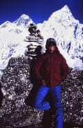 Muenchrath in Nepal in 1986, at Mount Everest.