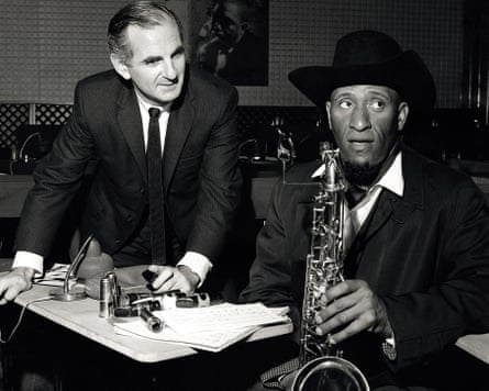 Sonny Rollins with Ronnie Scott, owner of the eponymous Soho club, in London. He was a popular performer there in the 1960s.