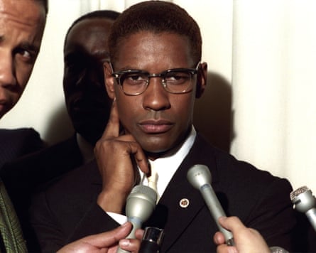 Denzel Washington in Malcolm X.