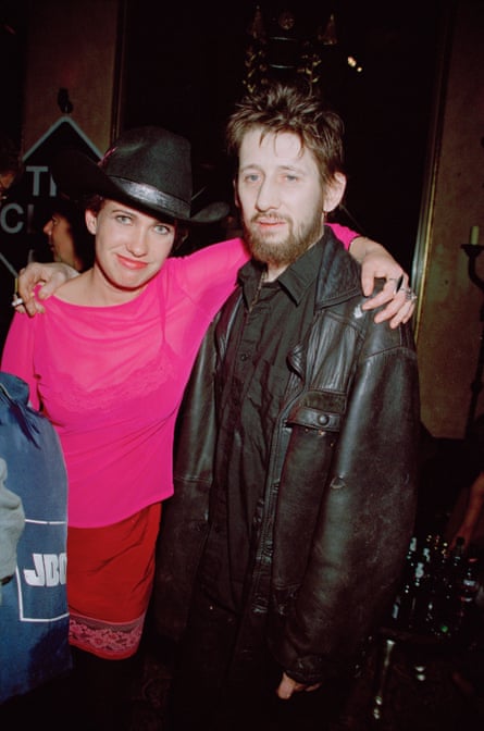 MacGowan with his then girlfriend, Victoria Mary Clarke in London in 1999.