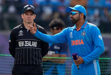 Rohit Sharma wins the toss and puts New Zealand into bat.