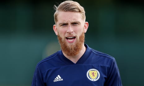 Leeds-born Oliver McBurnie says: ‘Me and my little brother used to go to school with Scotland shirts on when England were playing in a World Cup.’