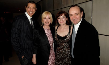 Jeff Goldblum, Sally Greene, Laura Michelle Kelly and Kevin Spacey in 2008.