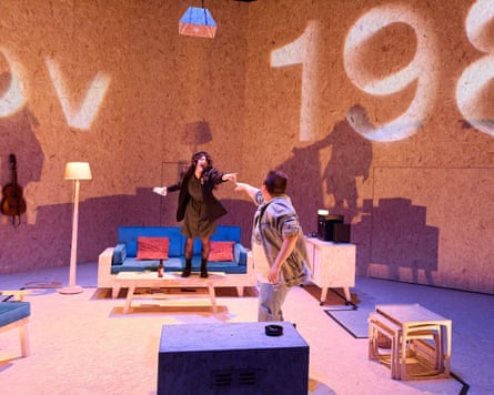 Melina Sinadinou and Samuel Creasey in Living.