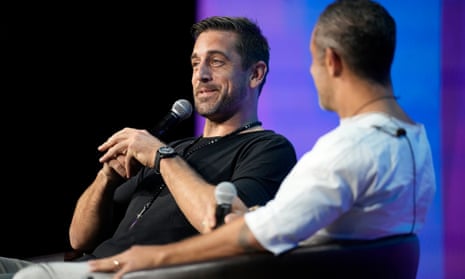 Aaron Rodgers appeared at the conference in Denver on Wednesday