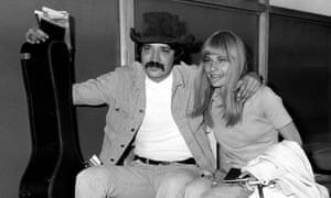 Peter Sarstedt with his then partner, Anita Atke, in 1969