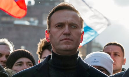 Alexei Navalny in Moscow, 2020.