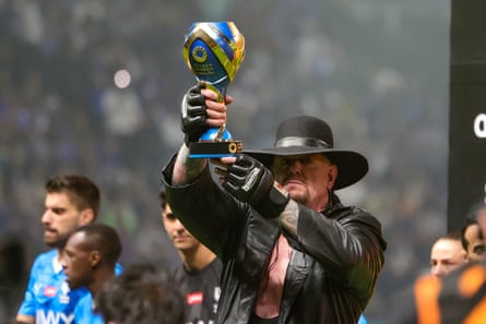 The Undertaker at the Riyadh Season Cup. Obviously