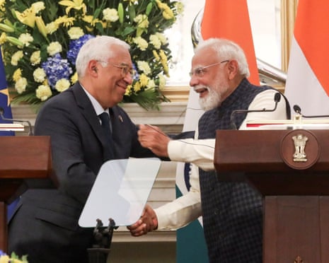 India and the EU clinch a landmark free-trade pact after years of negotiations