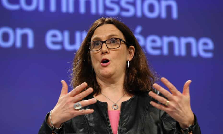 EU trade commissioner Cecilia Malmström