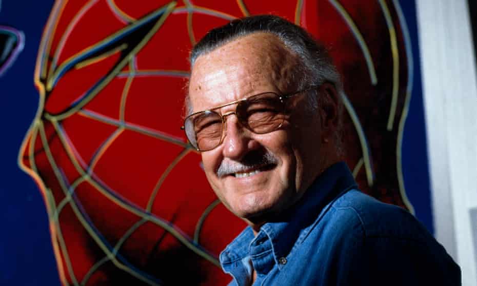 Superpowered storytelling ... Stan Lee in the 1990s.