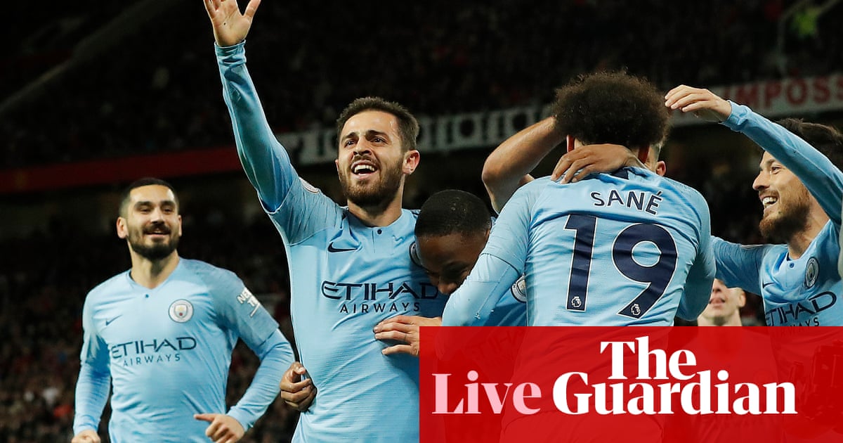 Manchester United 0-2 Manchester City: Premier League – as it happened
