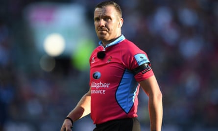 The referee Tom Foley