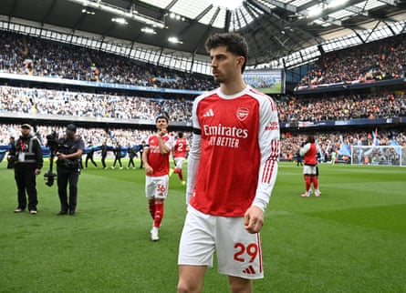 Kai Havertz after the defeat at Manchester City