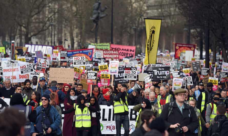 The march to Downing Street.