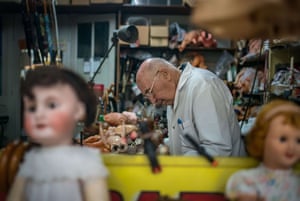 Henri Launay has worked since 1964 as a doll doctor in the 11th arrondissement of Paris.