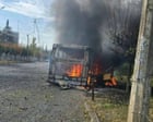 Russian attack on two buses kills 30 near Ukraine frontline