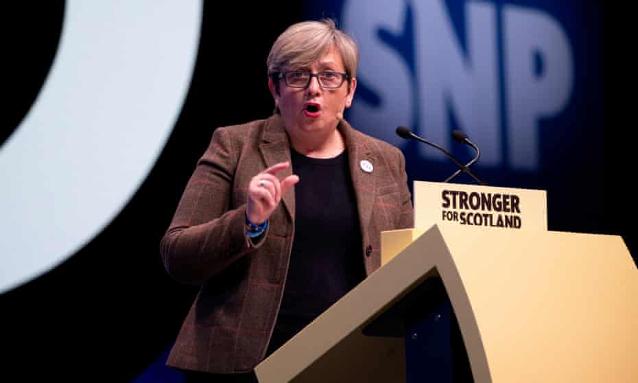 Joanna Cherry speaking at conference