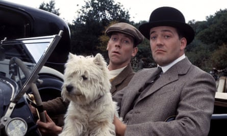 Jeeves and Wooster, as played by Stephen Fry and Hugh Laurie (section 11). Photograph: ITV Archive