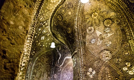 Shell Grotto in the seaside town Margate