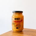 Jar of Bryne Co Sauerkraut with Garlic and Pepper