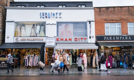 Shops on Southall Broadway