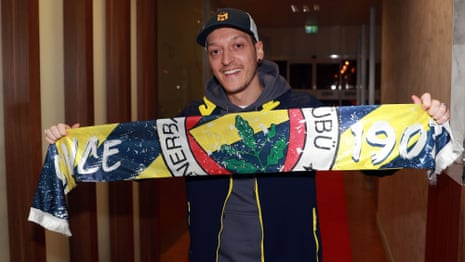 'My dreams come true': Mesut Özil arrives in Turkey to sign for Fenerbahce – video