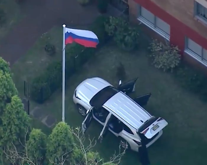 Man Arrested After Crashing Car into Russian Consulate in Sydney