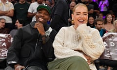 Adele and Rich Paul smile for the cameras