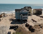 Dozens of North Carolina houses have been lost to the sea. Some surviving homes are now being moved on wheels