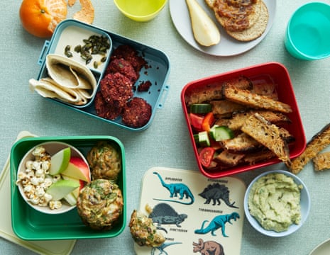 Nena Foster’s kids’ packed lunches.
