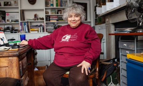 Miriam Margolyes at her home in London.