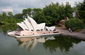 The Sydney Opera House, not quite to scale