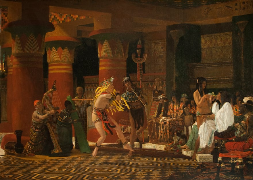 Entertainment in Ancient Egypt by Lawrence Alma-Tadema 1864.