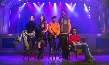 (from left) Nilüfer Yanya, Rhian Teasdale, Sherelle, Shabaka Hutchings and Eliza Rose, photographed at Lafayette London.