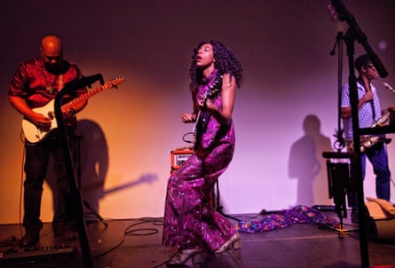Corinne Bailey Rae and band at Ladbroke Hall, London.